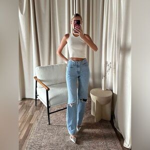 Abercrombie & Fitch The Skinny High Rise Pant Curve Love